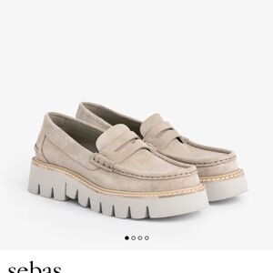 Pedro Garcia Sebes Penny Loafer CREAM SUEDE 35.5 (5.5)